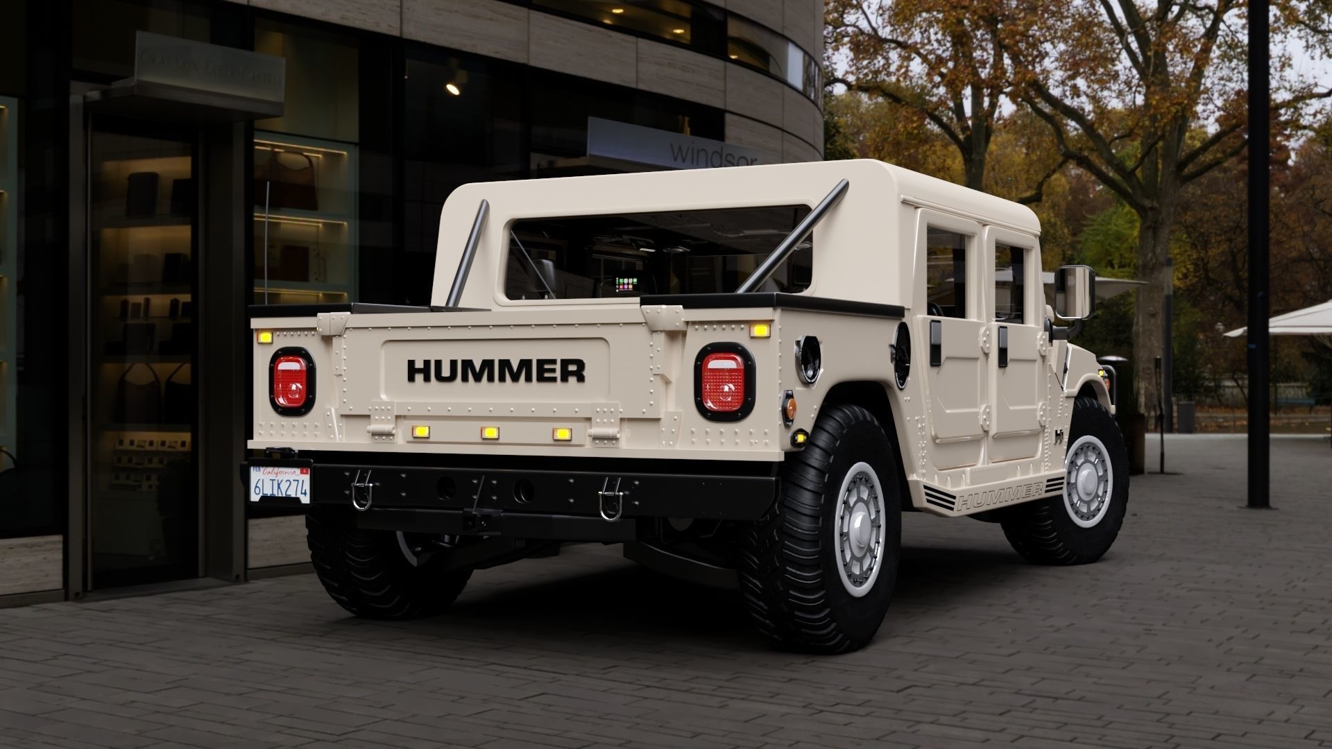 Hummer H1 3D model_26