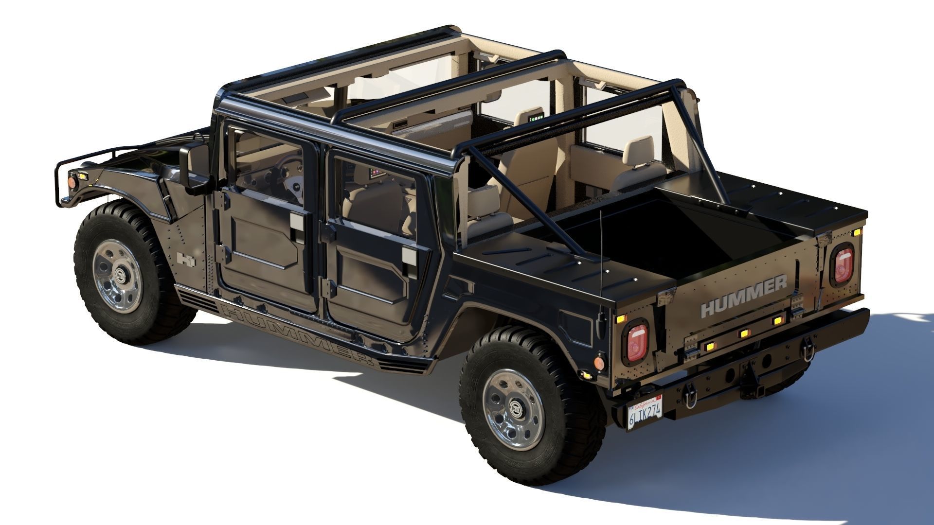 Hummer H1 3D model_20