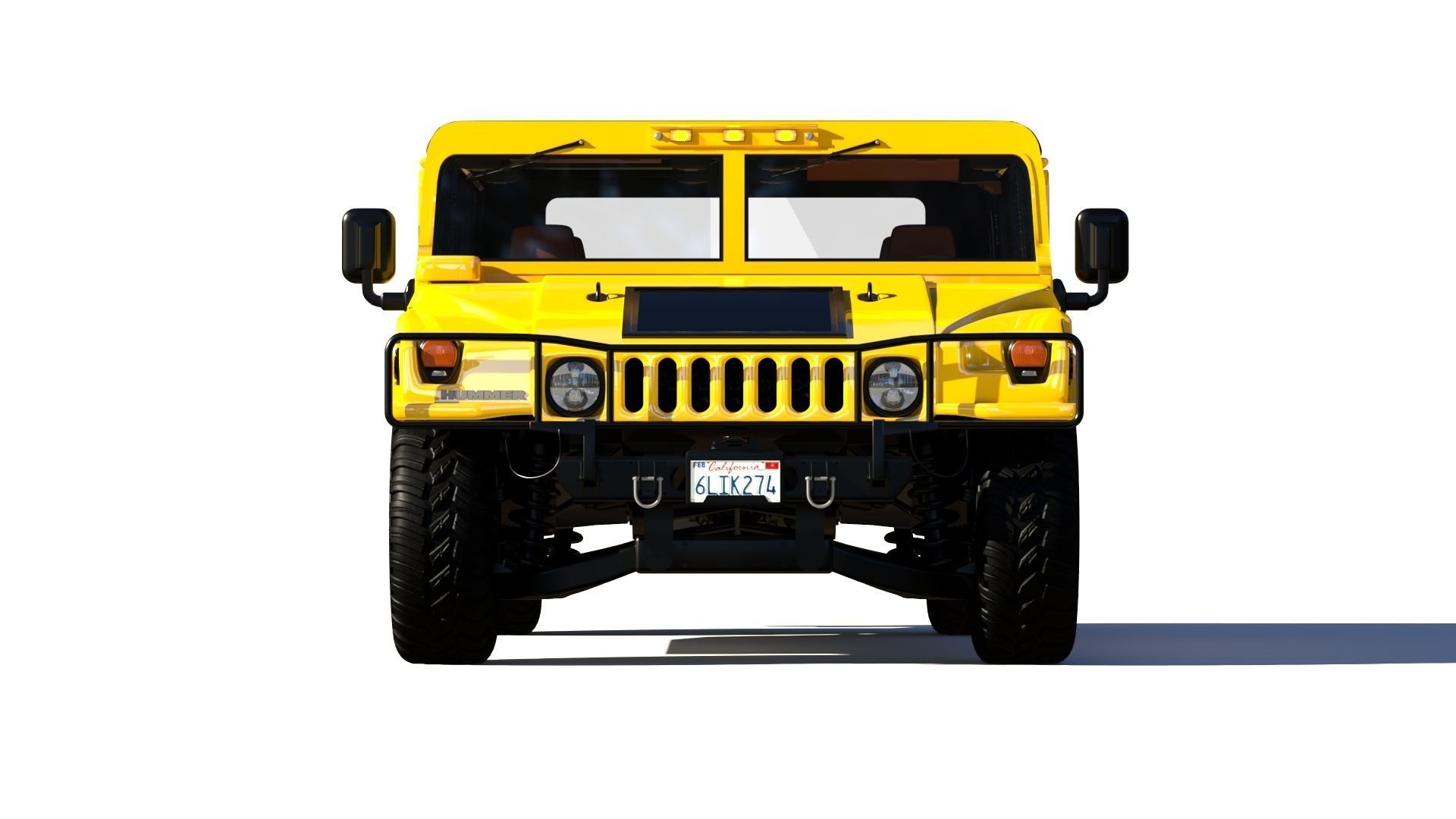 Hummer H1 3D model_3