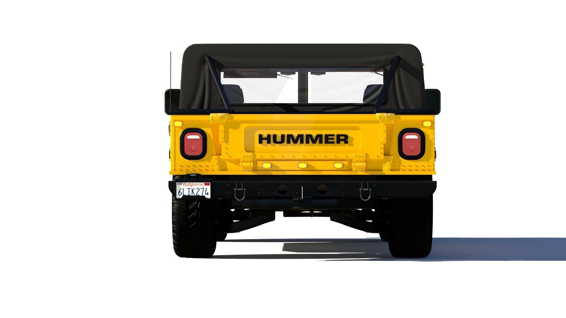 Hummer H1 3D model_5