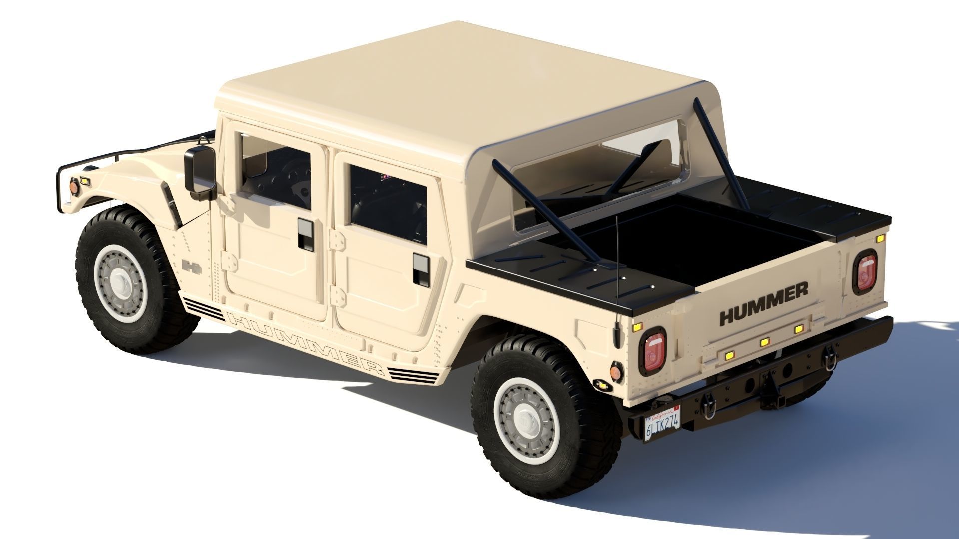 Hummer H1 3D model_32