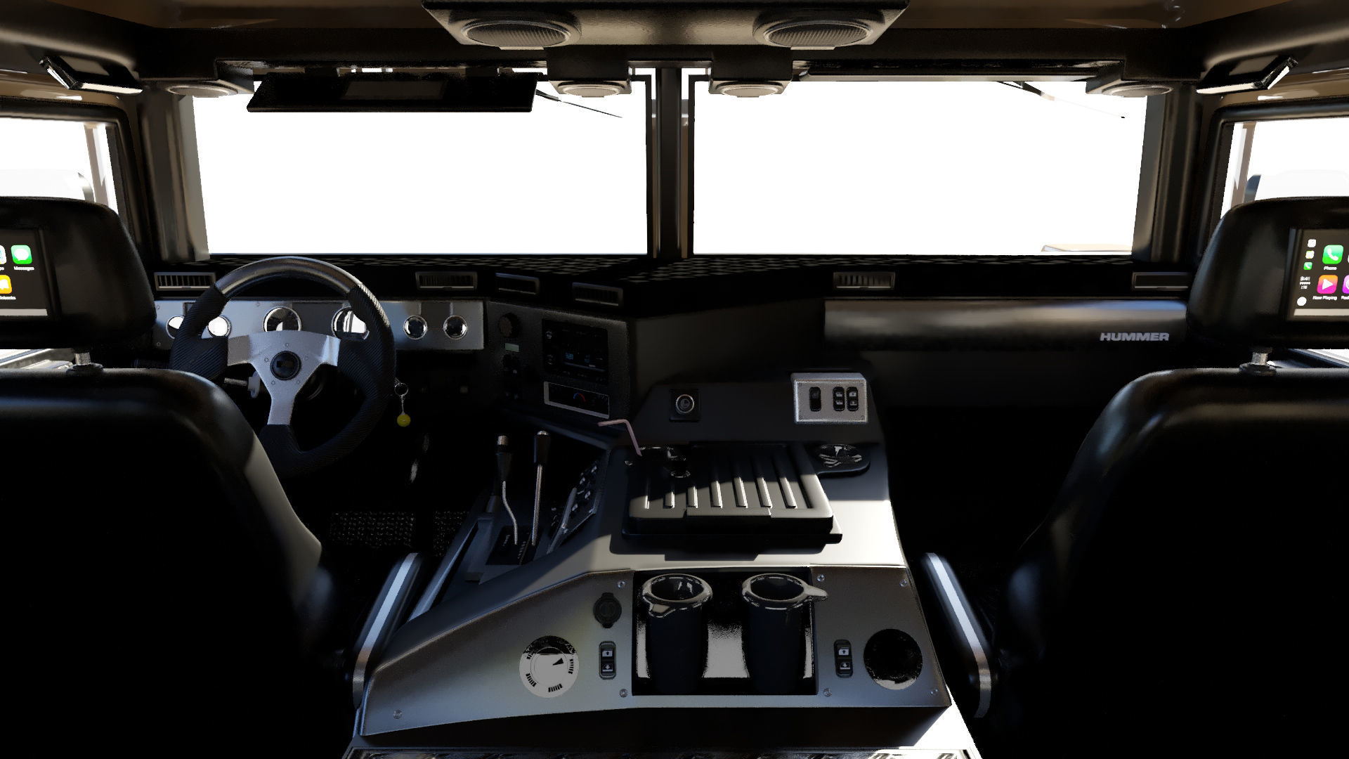 Hummer H1 3D model_34