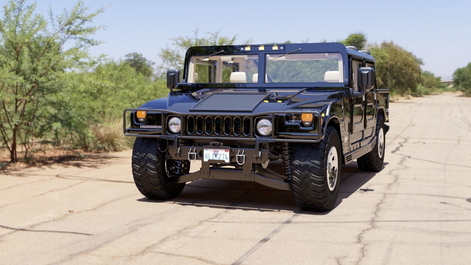 Hummer H1 3D model_13