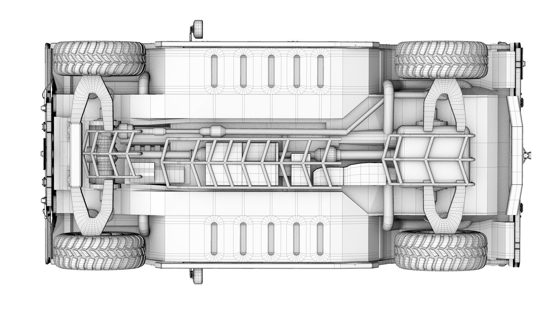 Hummer H1 3D model_43