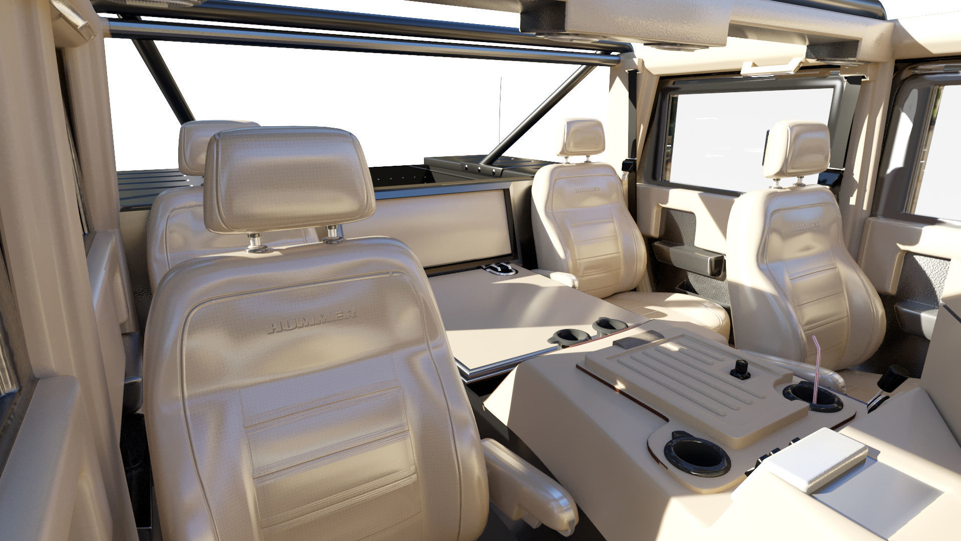 Hummer H1 3D model_24