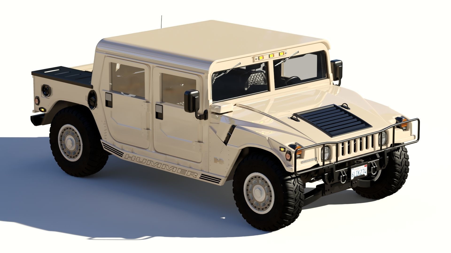 Hummer H1 3D model_31