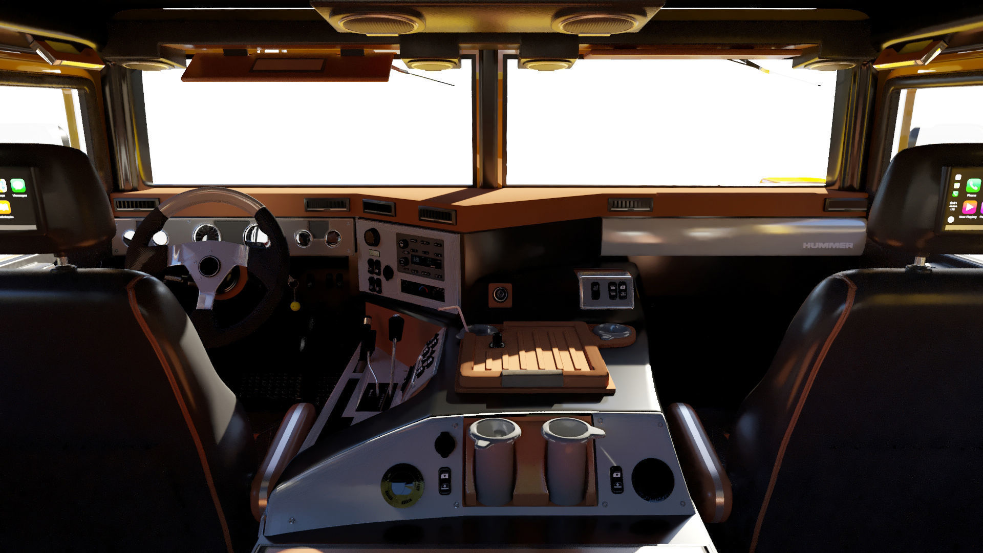 Hummer H1 3D model_10