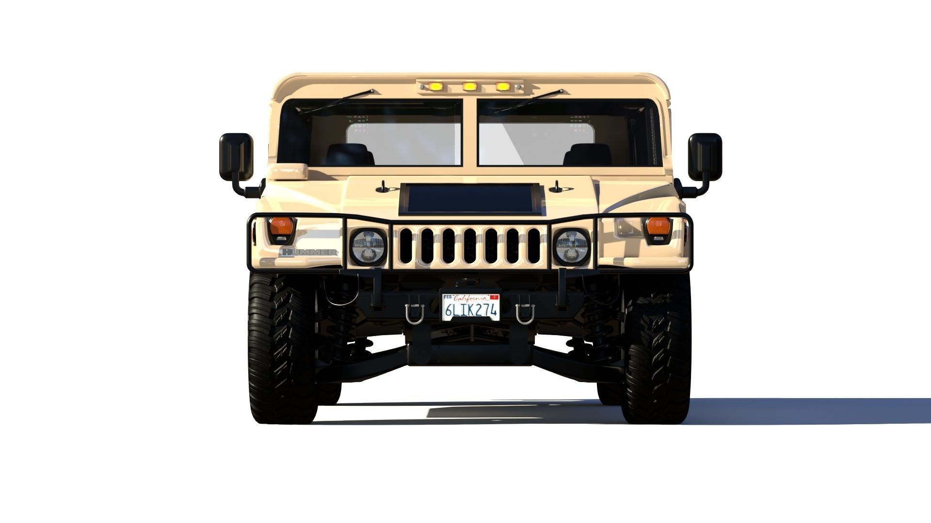 Hummer H1 3D model_27