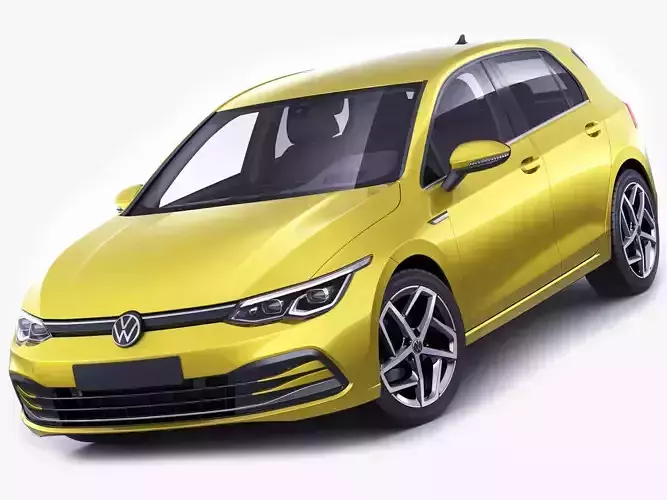 VW Golf 2020 3D model