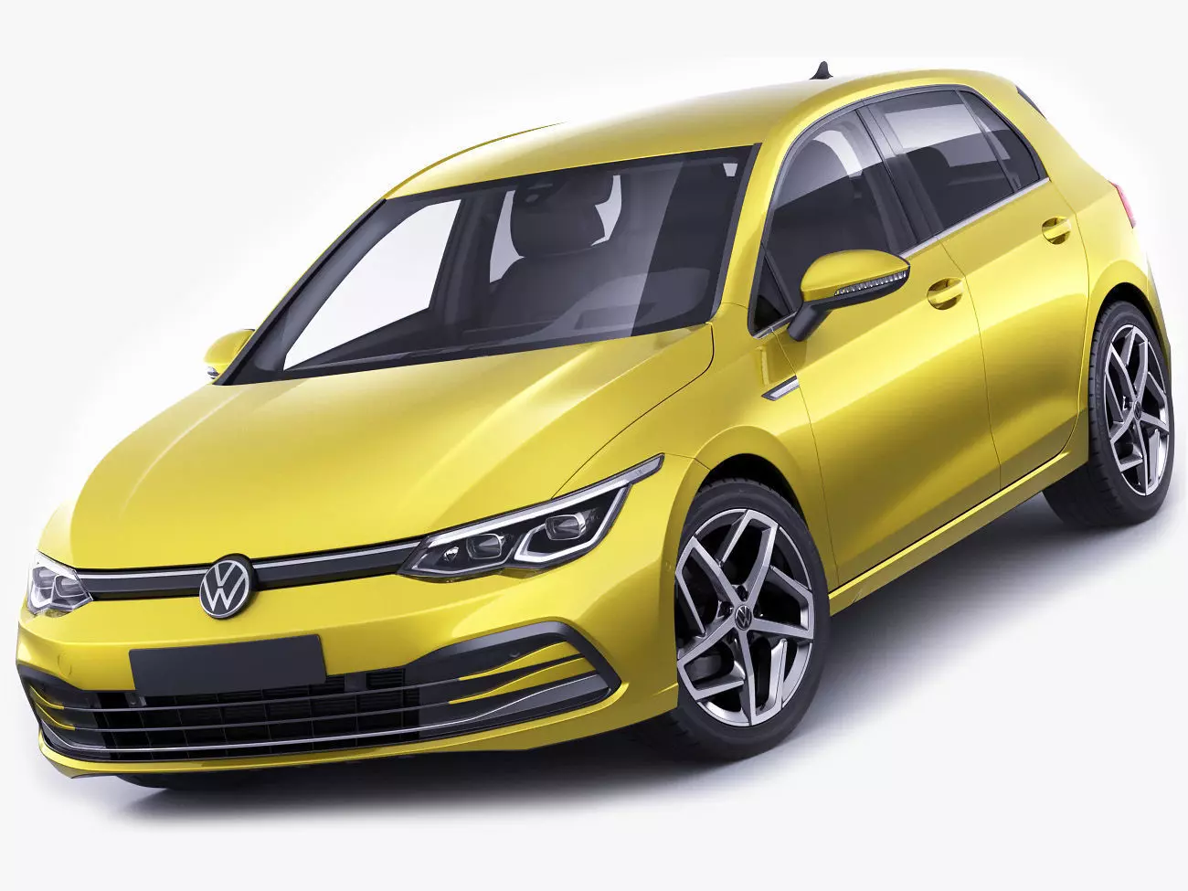 VW Golf 2020 3D model