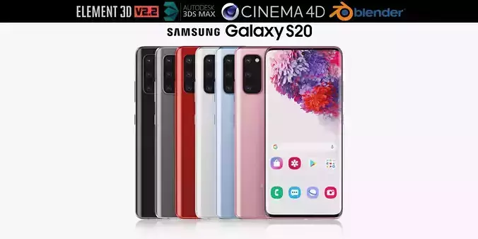 Samsung Galaxy S20 5G All colors