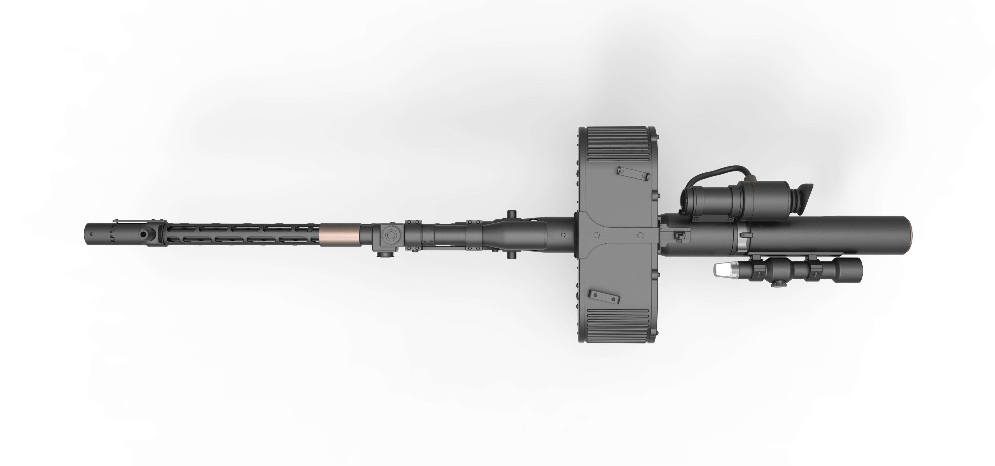 Stormtrooper Blaster RT-97C from the movie Star Wars 3D model_9