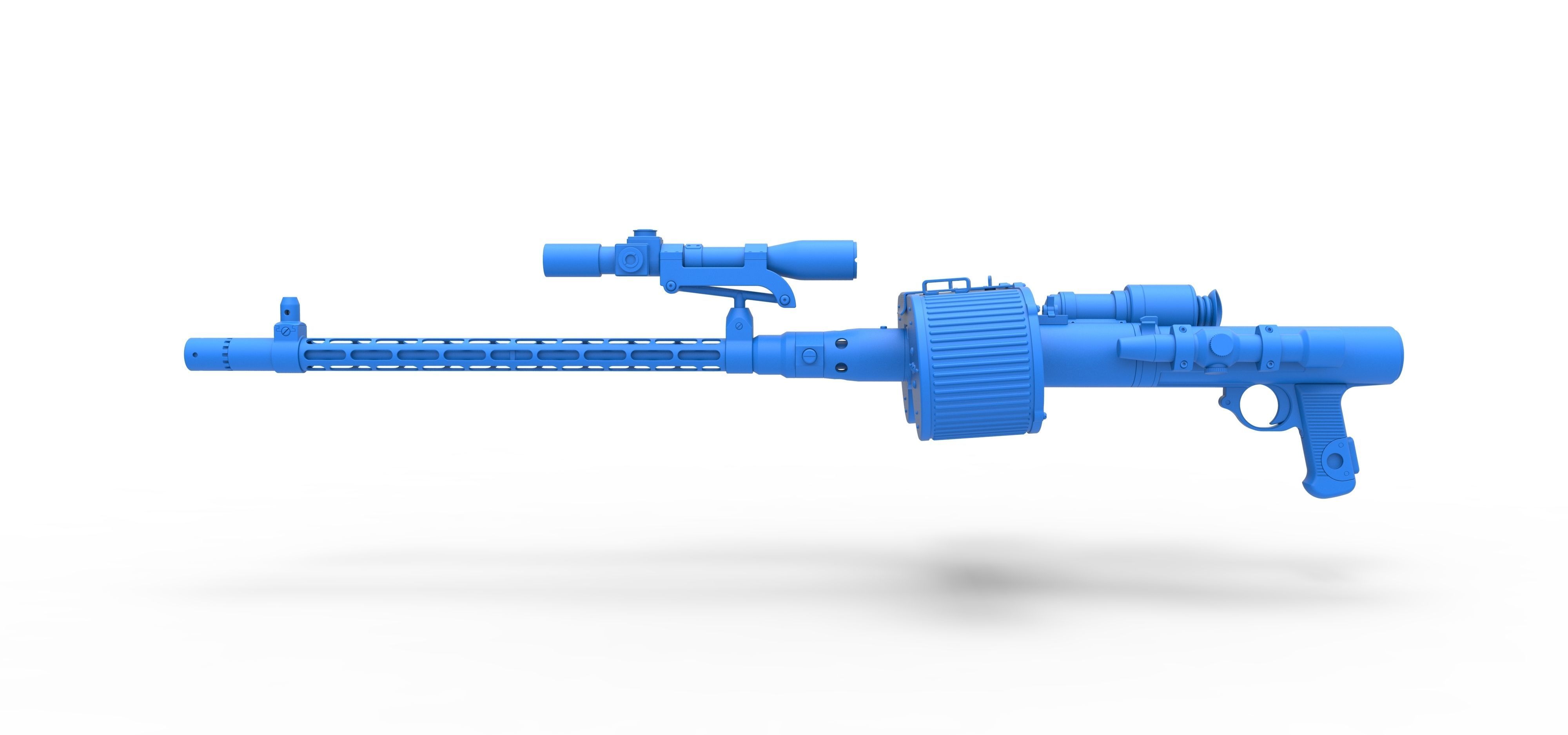 Stormtrooper Blaster RT-97C from the movie Star Wars 3D model_17