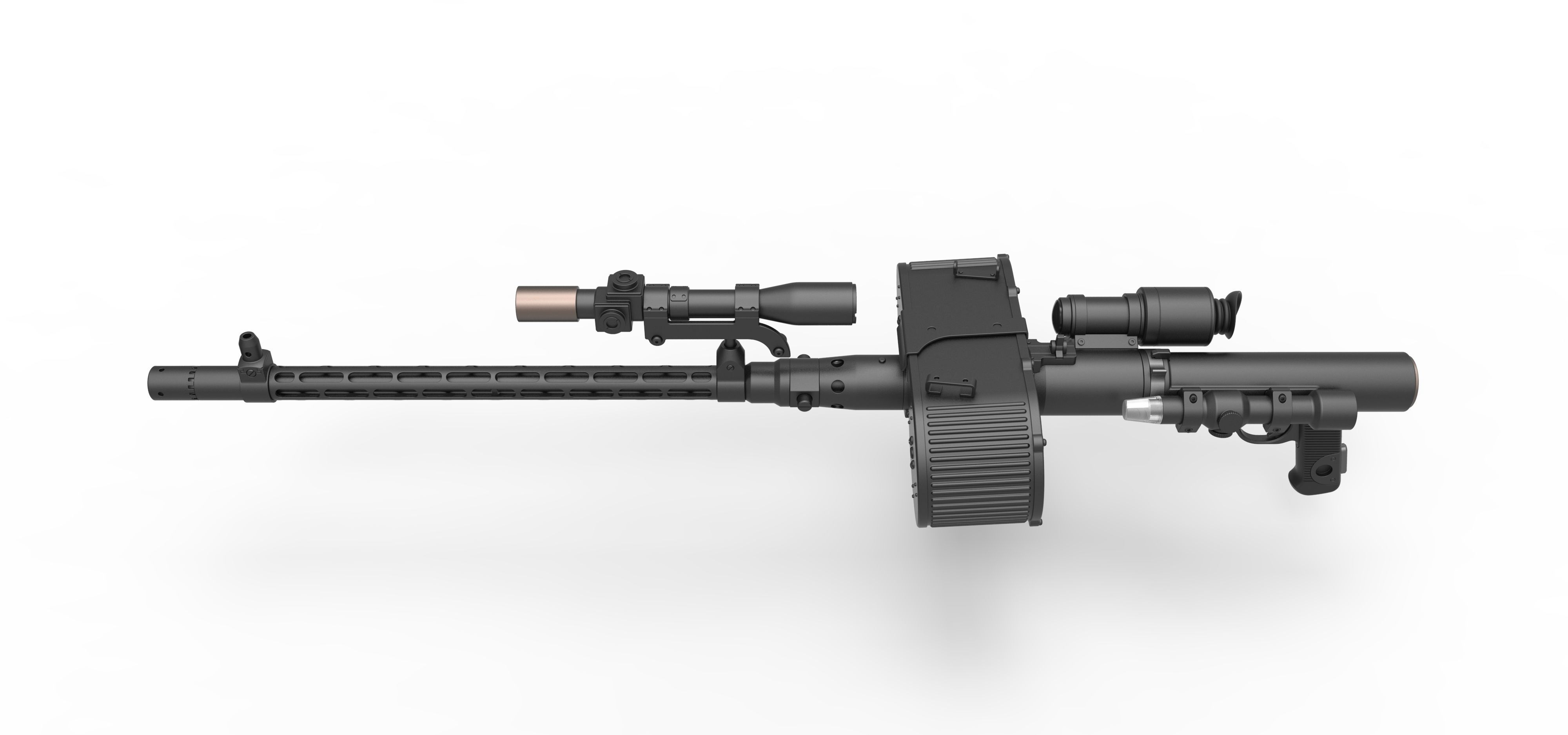 Stormtrooper Blaster RT-97C from the movie Star Wars 3D model_8