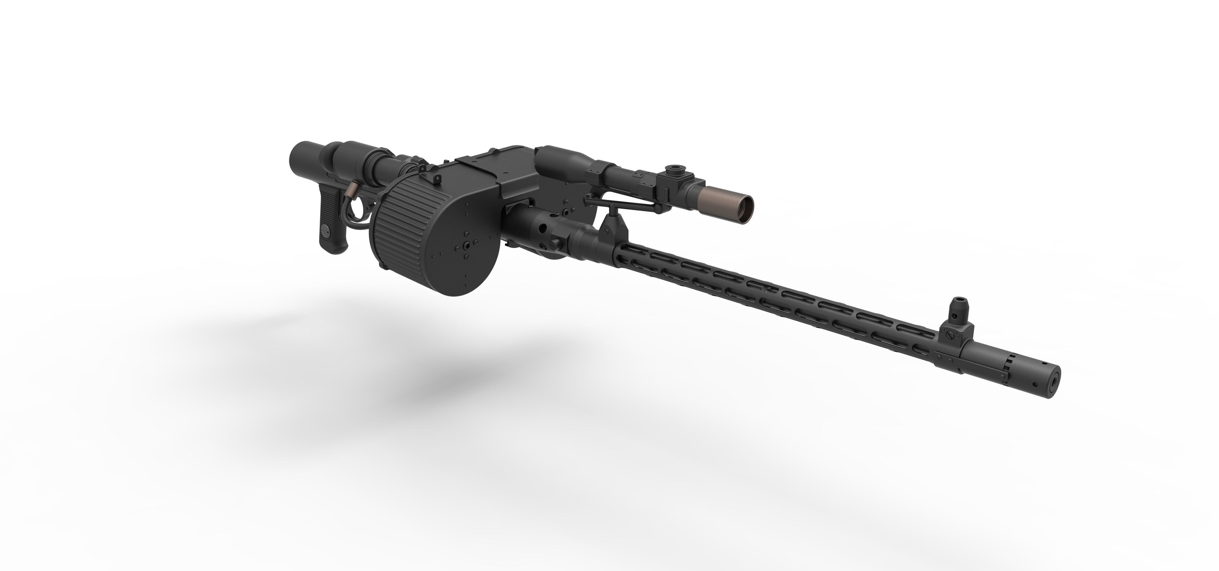 Stormtrooper Blaster RT-97C from the movie Star Wars 3D model_15