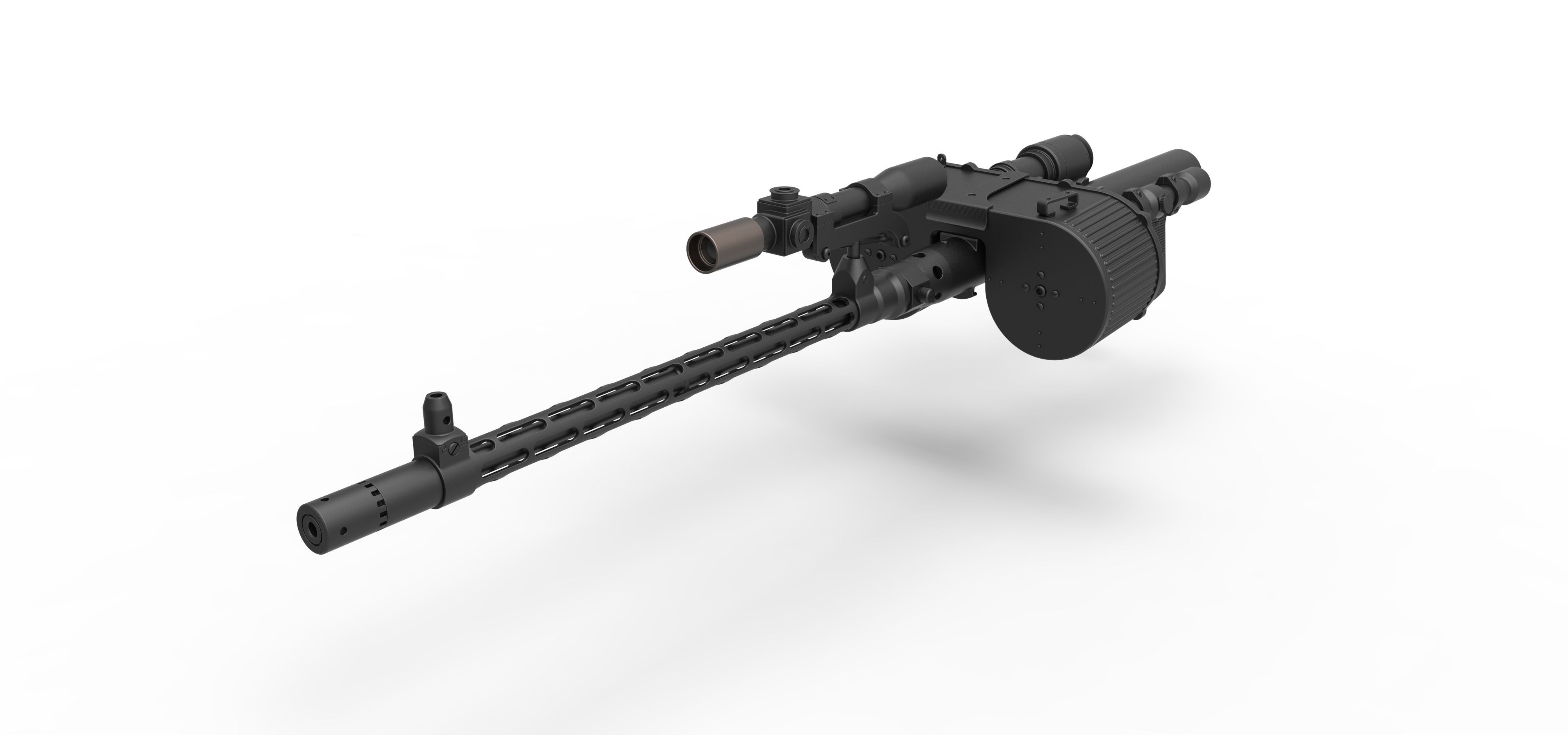 Stormtrooper Blaster RT-97C from the movie Star Wars 3D model_4