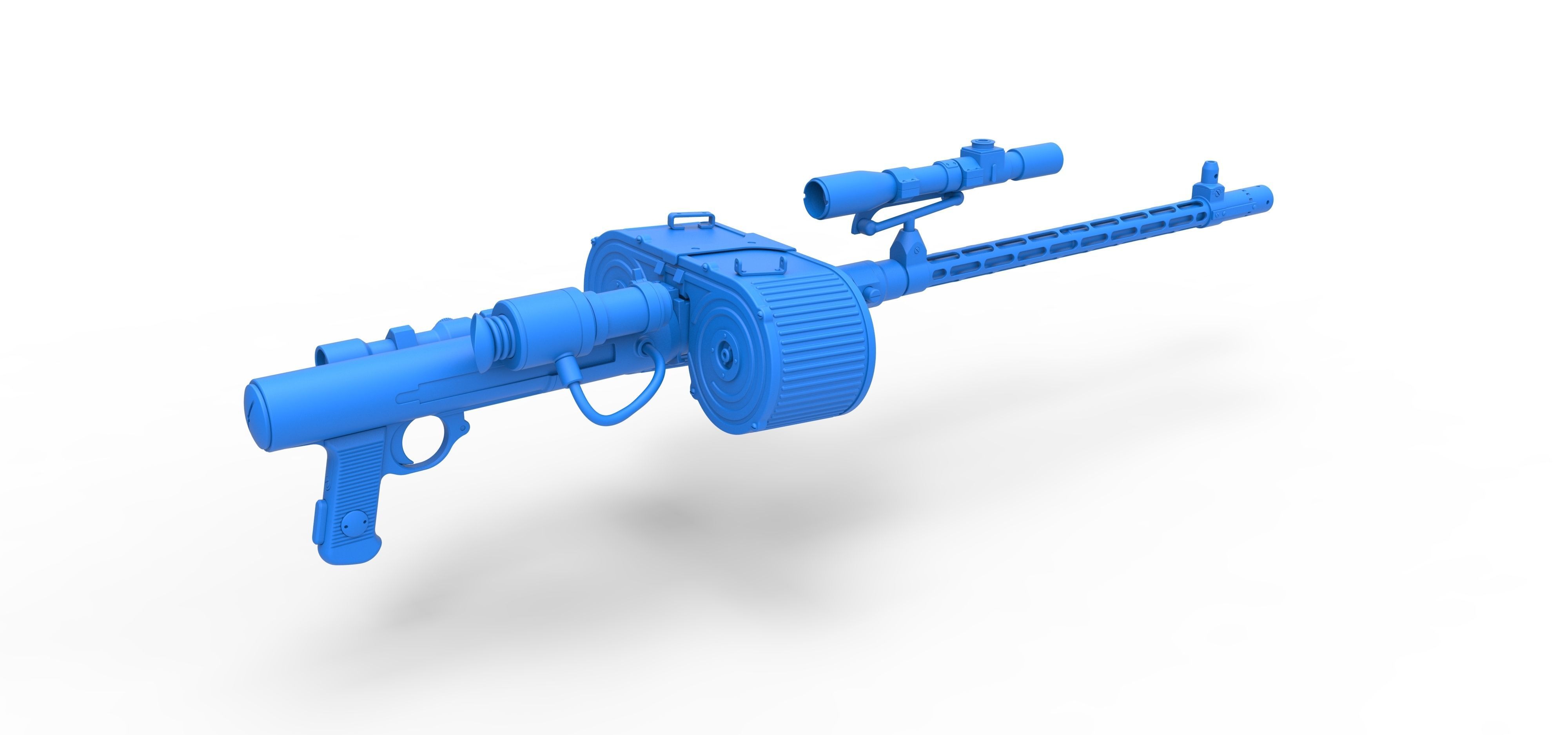 Stormtrooper Blaster RT-97C from the movie Star Wars 3D model_19