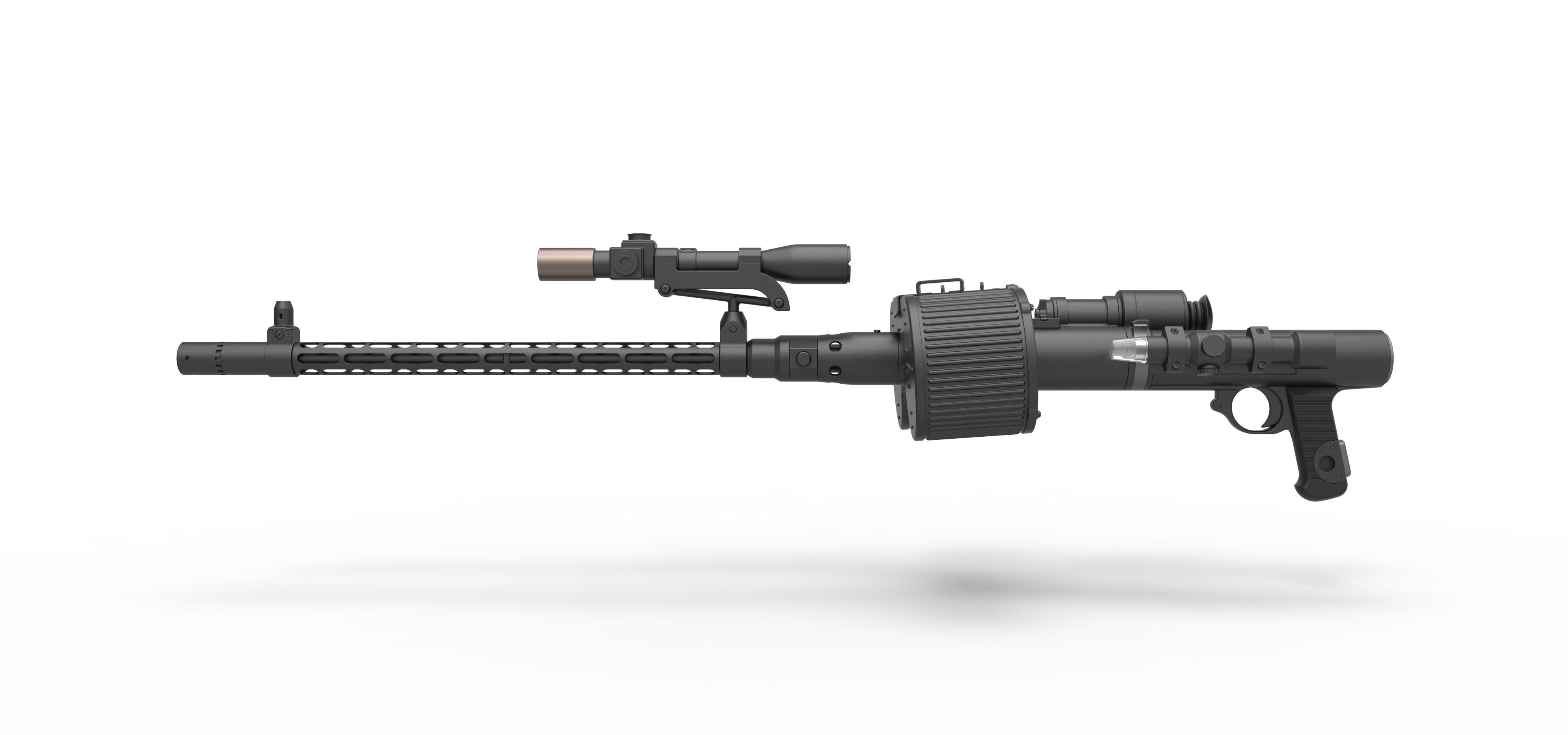 Stormtrooper Blaster RT-97C from the movie Star Wars 3D model_7