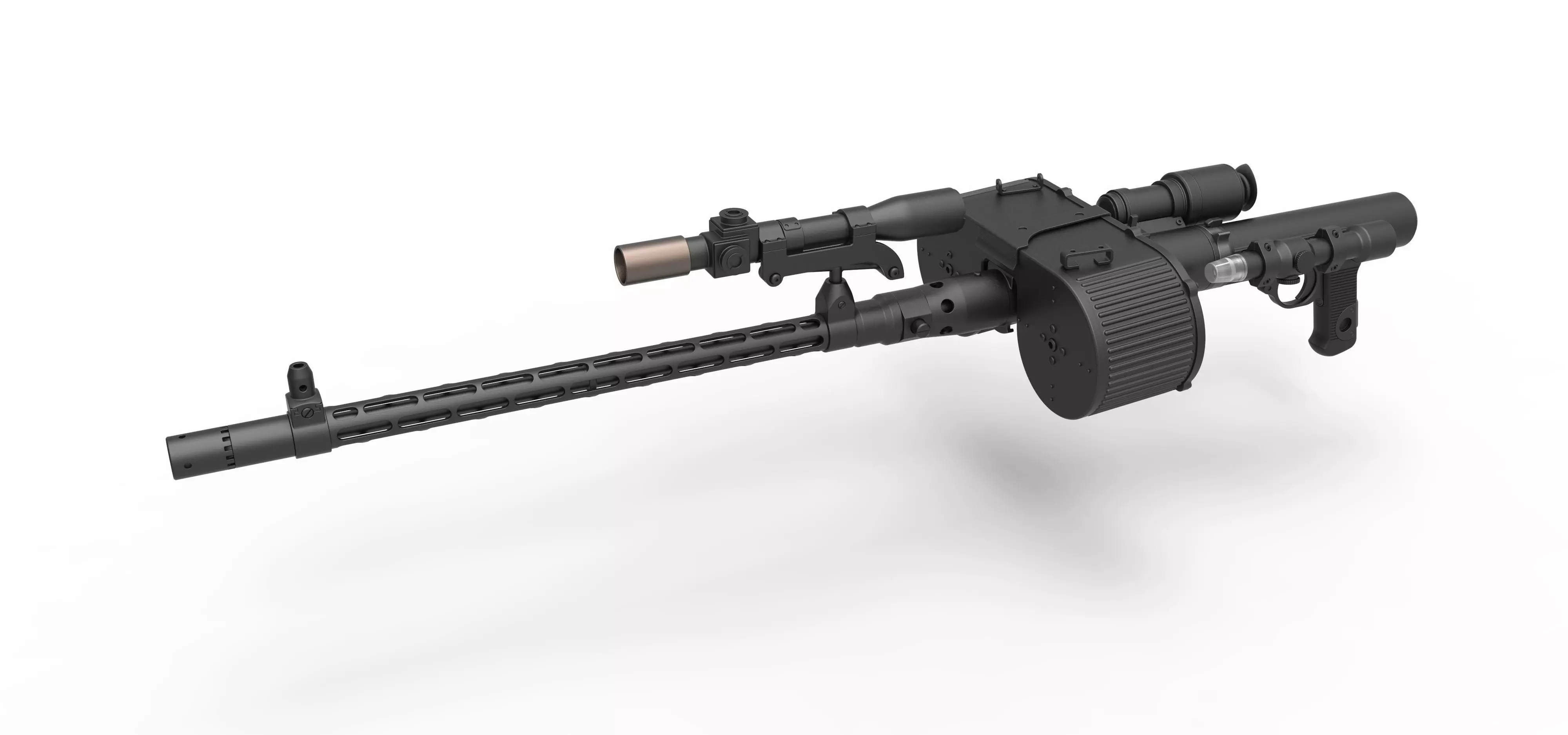 Stormtrooper Blaster RT-97C from the movie Star Wars 3D model_0