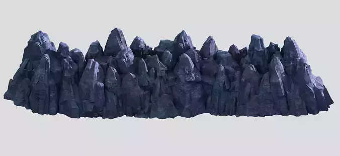 3d illustration - Cliff Stones 02