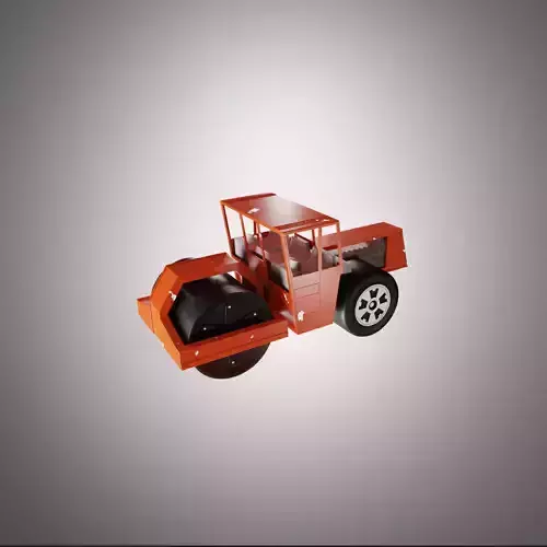 Matchbox 1978 Steamroll Toy 3D Model