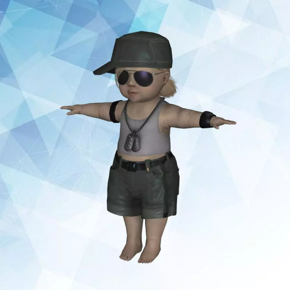 Character 101 3D model