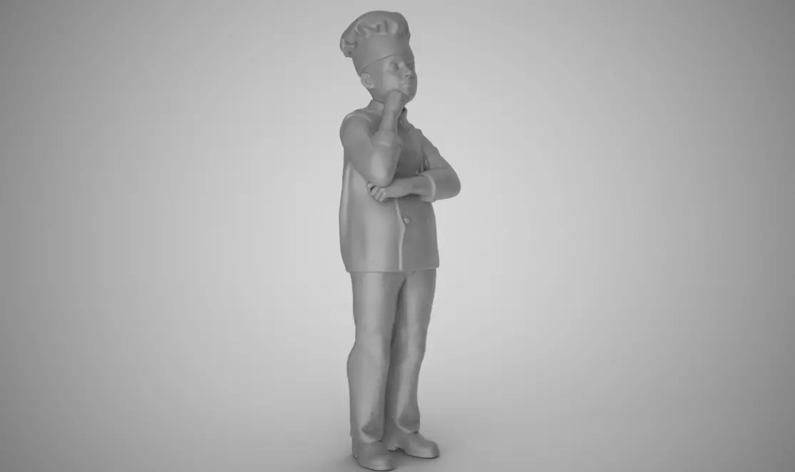 Cook Thinks 3D print model_0