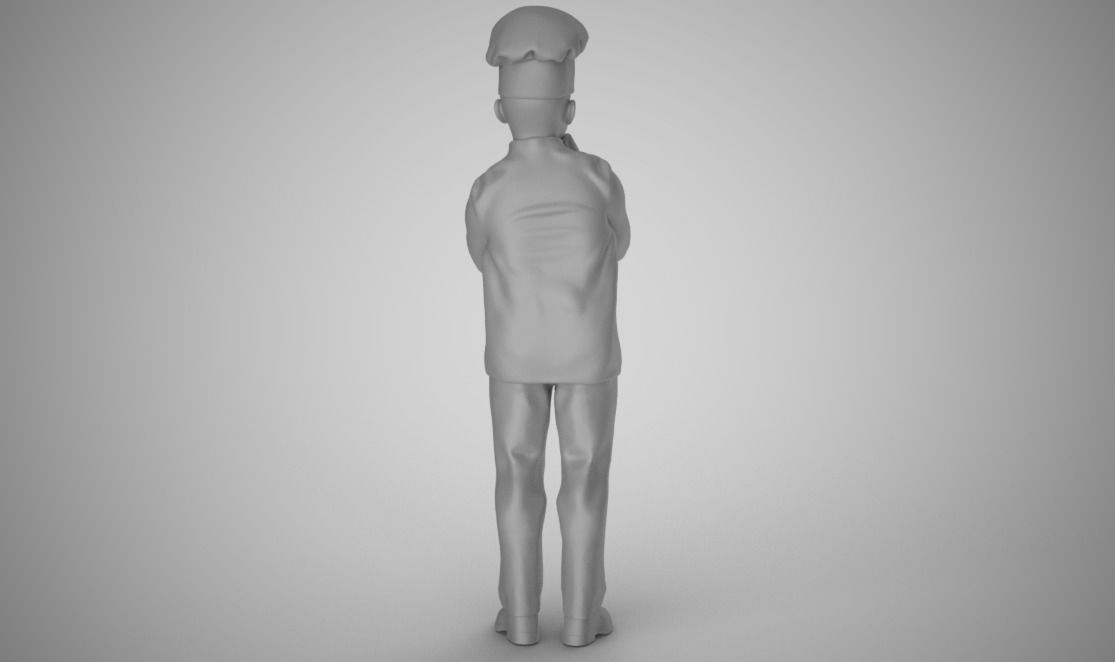 Cook Thinks 3D print model_3