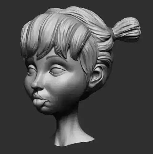 Girl Head 02