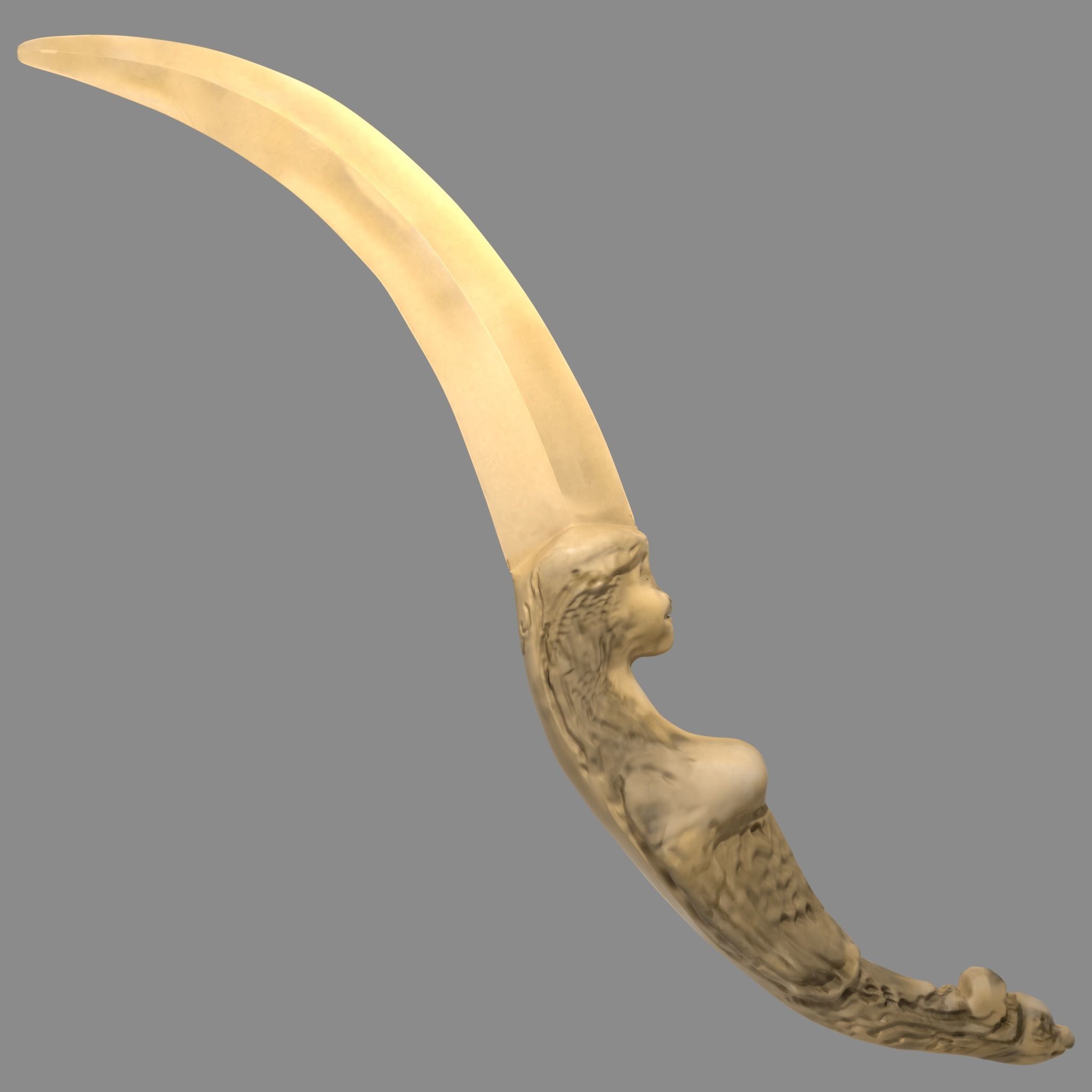 3D model Letter Opener Morphs into Dagger 3D model_5