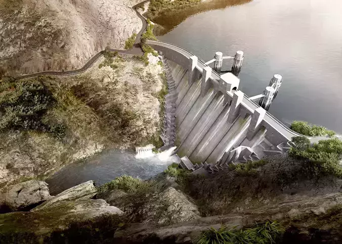 Dams construction river