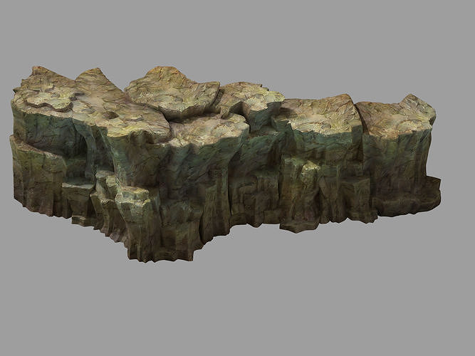 Snow White - precipice 01 3D model