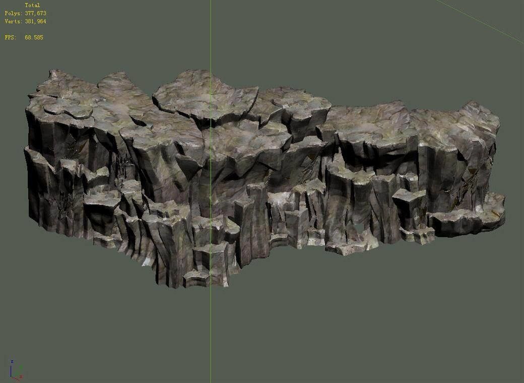 Snow White - precipice 01 3D model_5