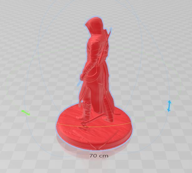 Figurine Assassins 3D print model_2