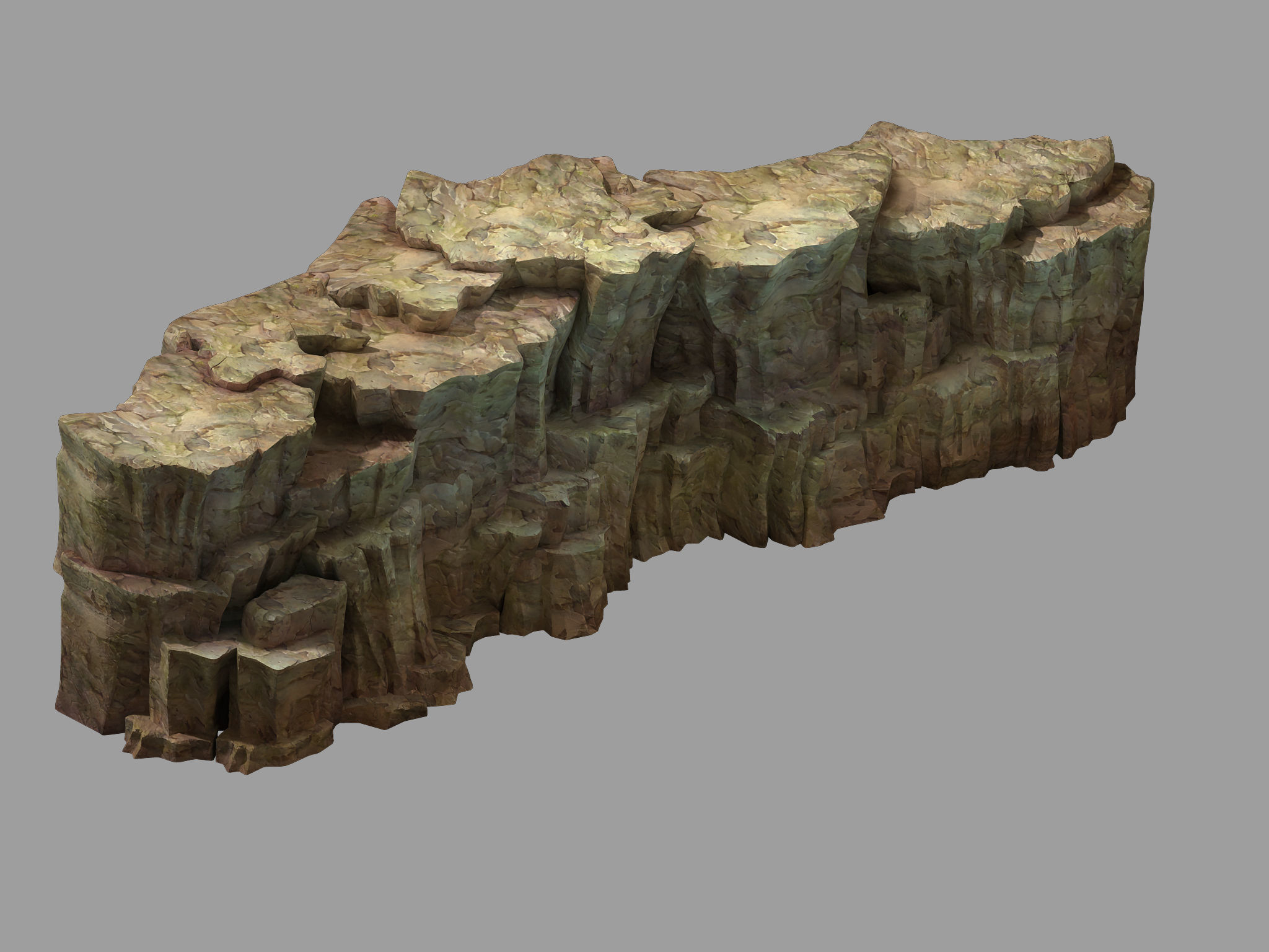 Snow White - Cliffs 04 3D model_2
