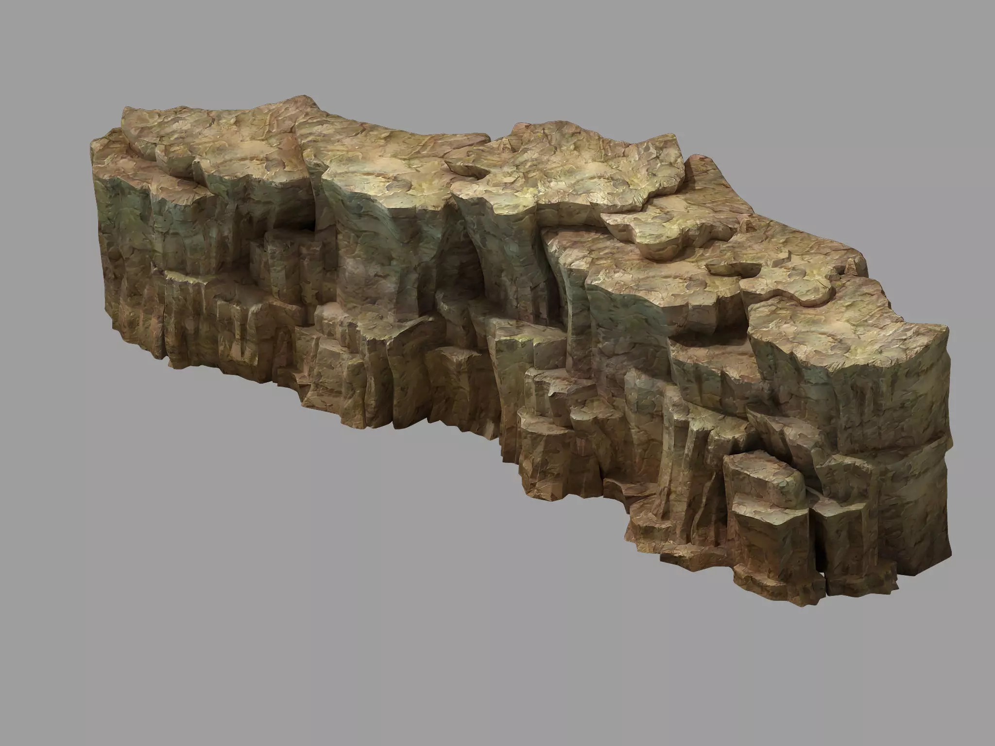 Snow White - Cliffs 04 3D model_0