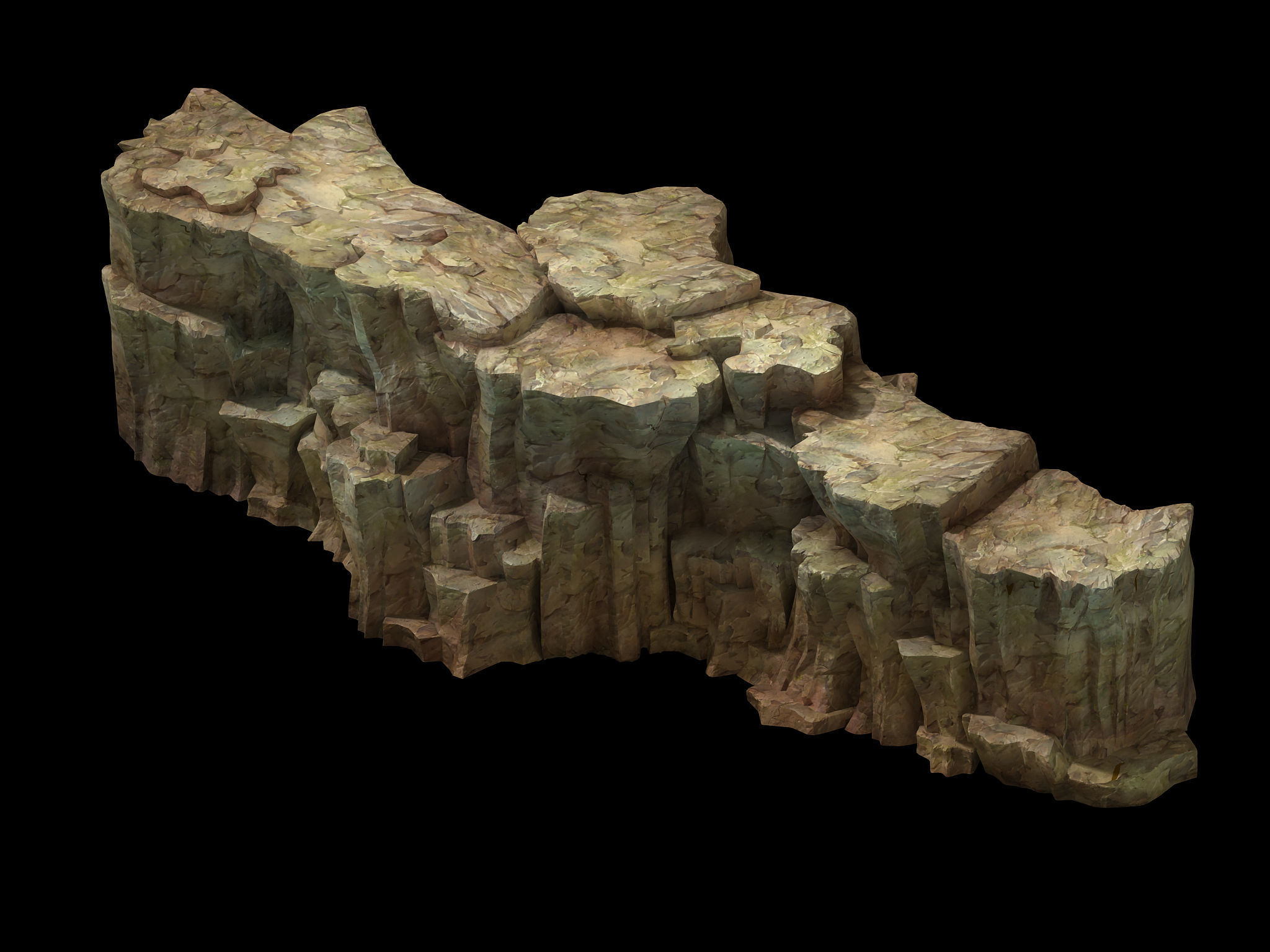 Snow White - precipice 05 3D model_3