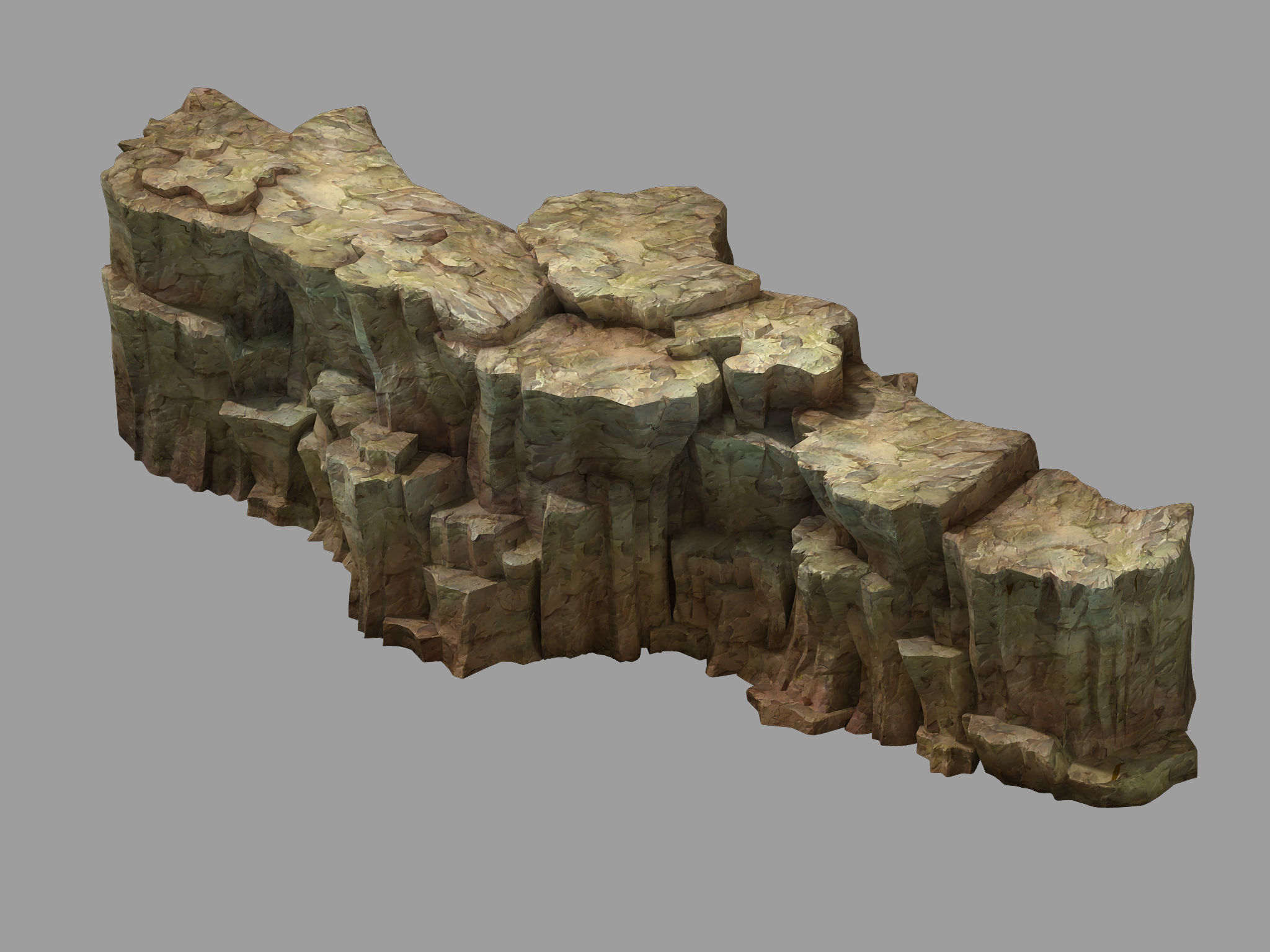 Snow White - precipice 05 3D model_2