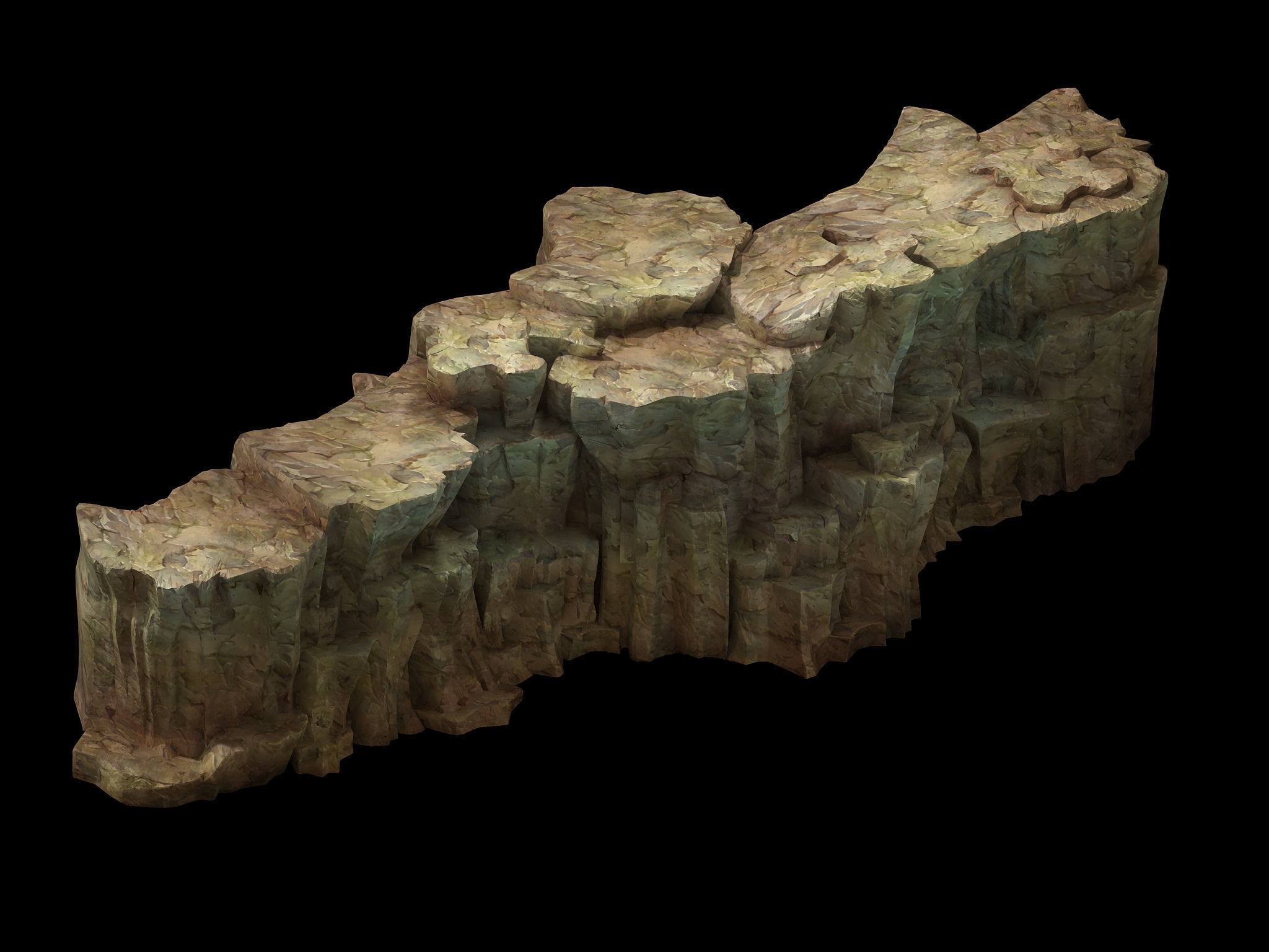 Snow White - precipice 05 3D model_1