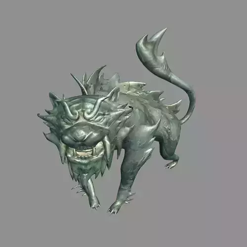 Gang Indoor - Feng Shui Matrix - White Tiger Stone