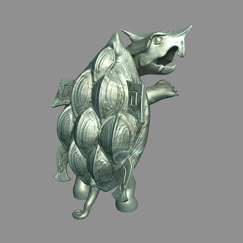 Gang Indoor - Feng Shui Array - Basalt Stone 3D model