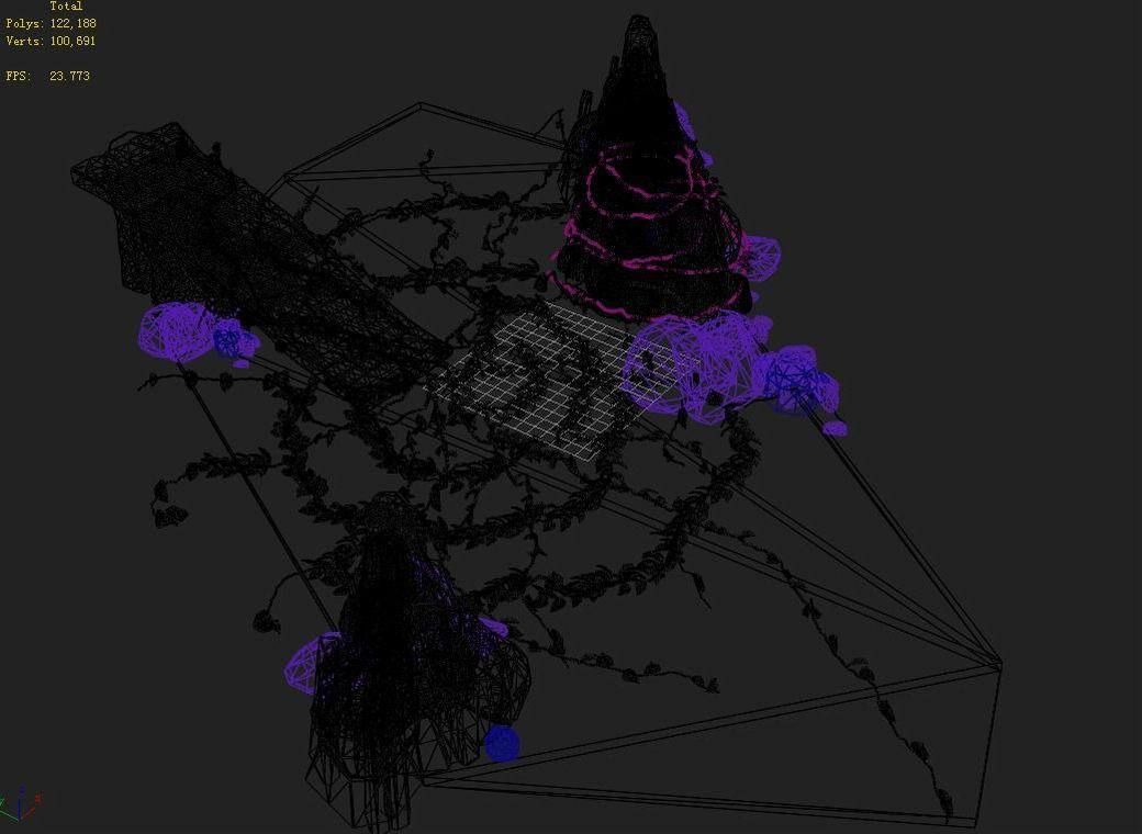 Gangs of demon - vines 3D model_4