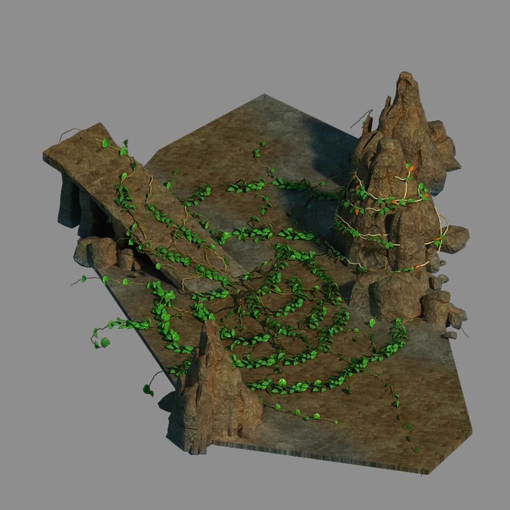 Gangs of demon - vines 3D model_2