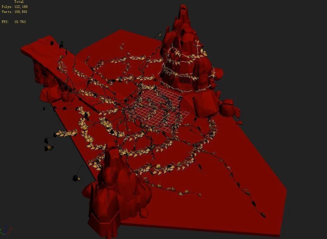 Gangs of demon - vines 3D model_5