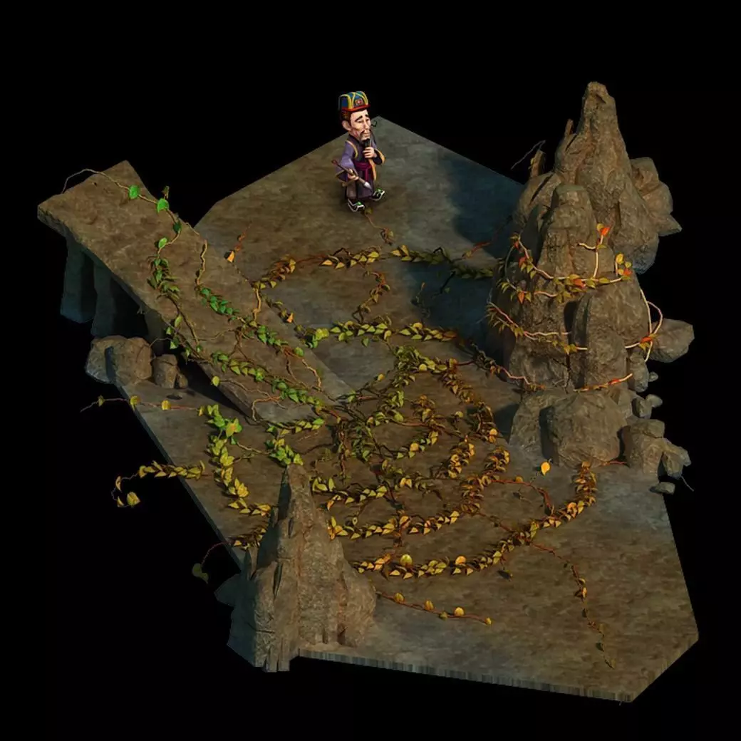 Gangs of demon - vines 3D model_0