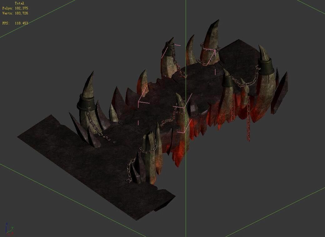 Not Zhoushan - Volcano - Stone Bridge 01 3D model_4