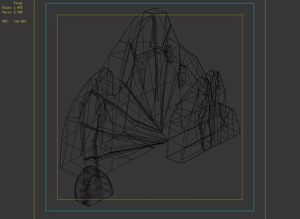 Not Zhoushan - Volcano - Stone 01 3D model_3