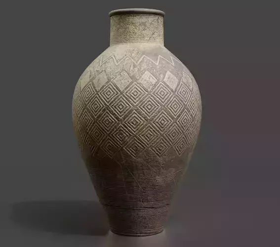 Clay jug - Game-Ready - AR VR