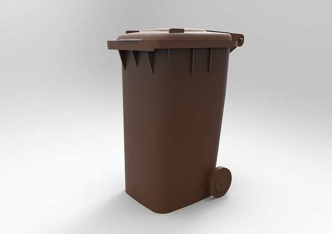 trash can 3D print model