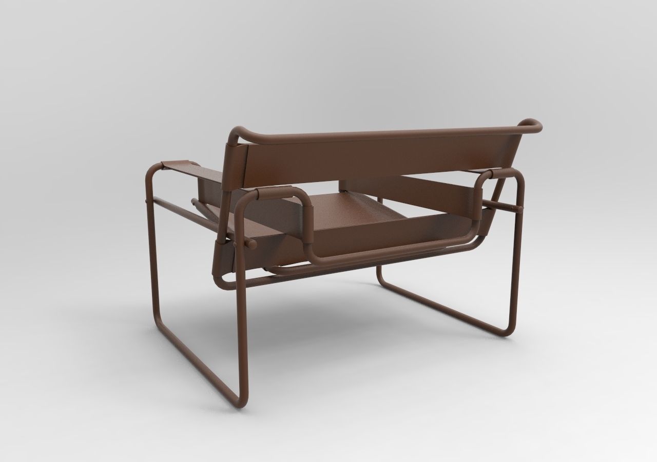 fishing chair 3D print model_2